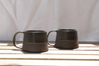 300/400ml Black on black mug