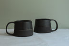 300/400ml Black on black mug