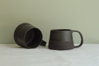 300/400ml Black on black mug