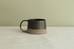 Load image into Gallery viewer, Short mug - black on grey
