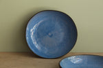 Load image into Gallery viewer, Blue pasta plate
