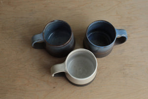Small white or blue cup