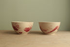 Bowl with red design