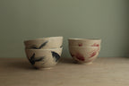 Bowl with red design