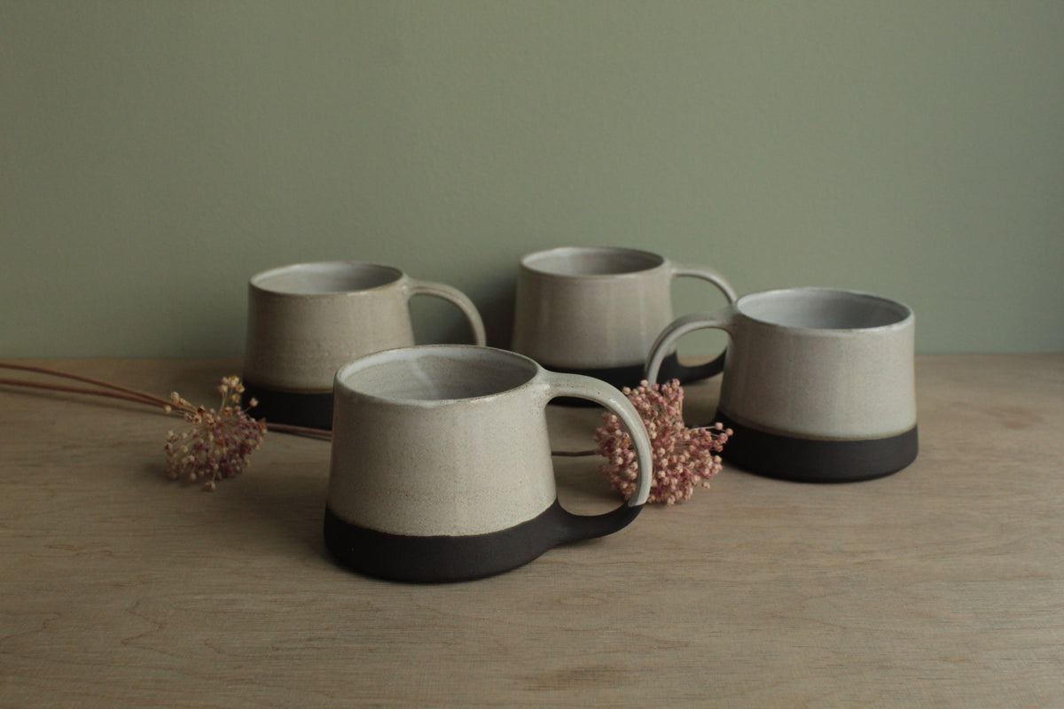 300/400ml Black and white mug