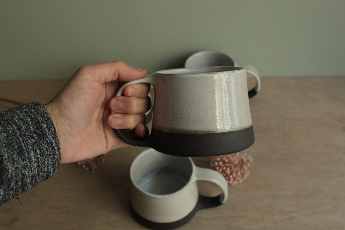 300/400ml Black and white mug
