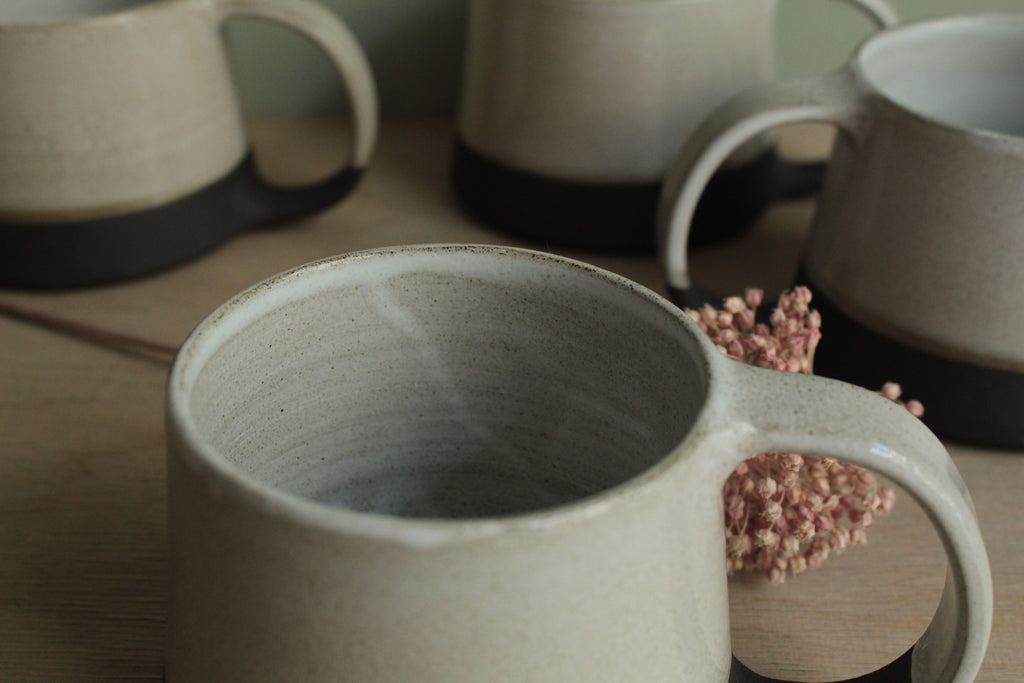 300/400ml Black and white mug