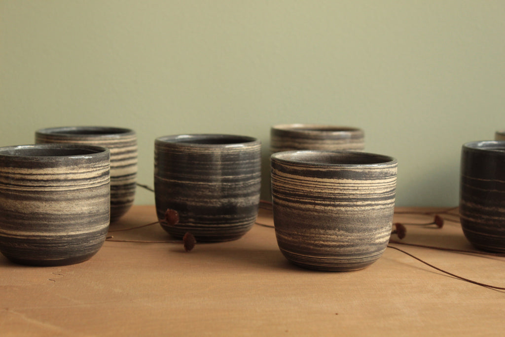 Marble effect cup