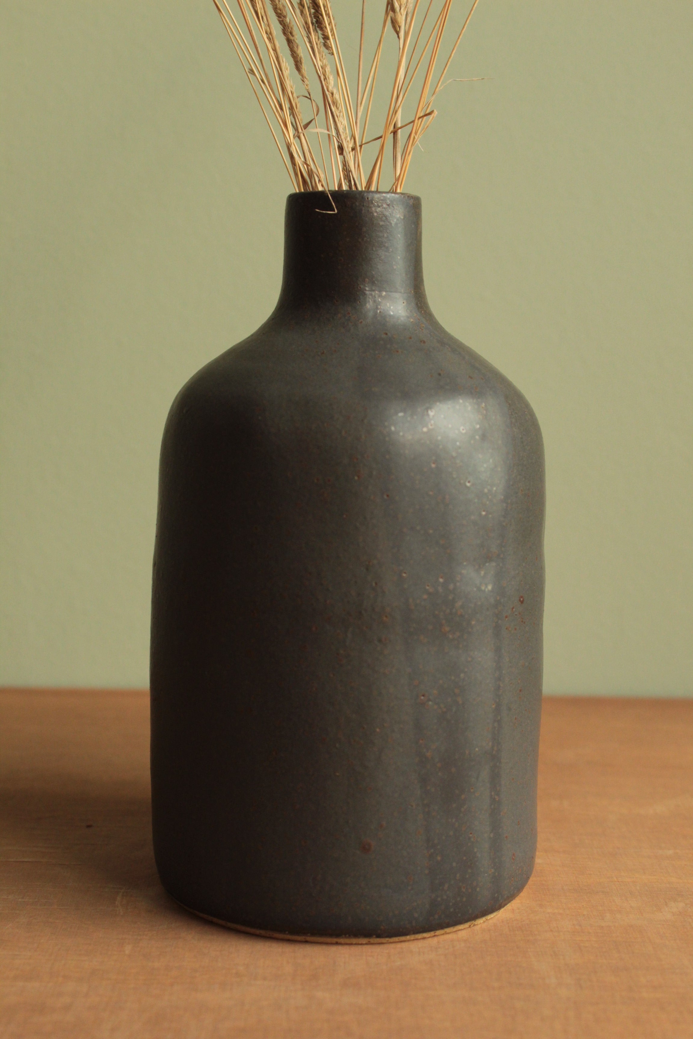 Black bottle or vase