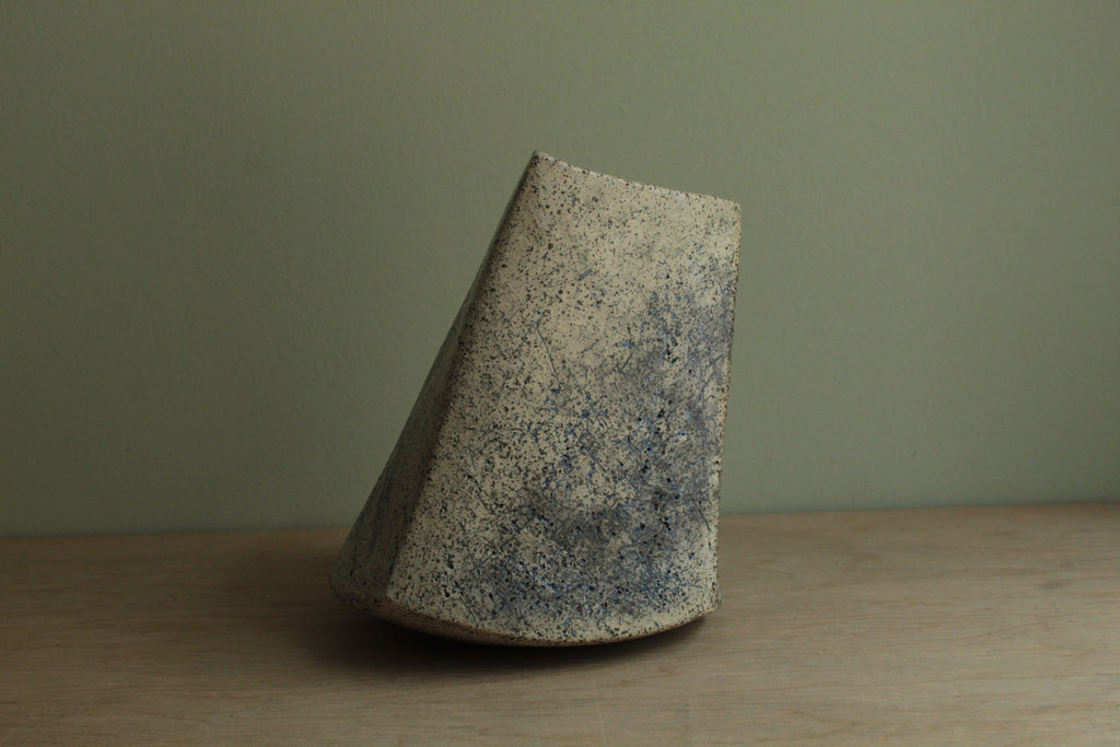 Vase in black and blue