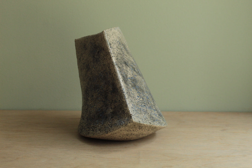 Vase in black and blue