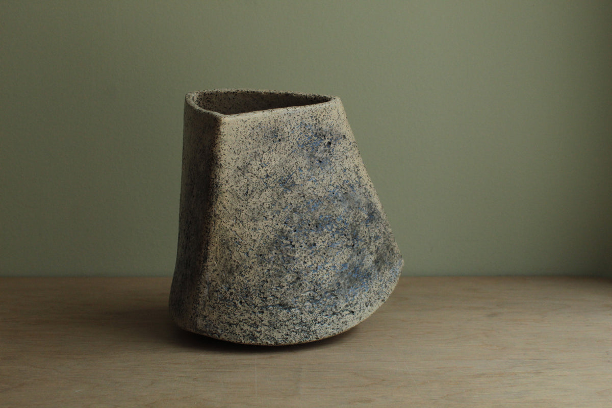 Vase in black and blue