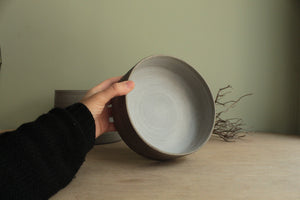 Grey serving bowl