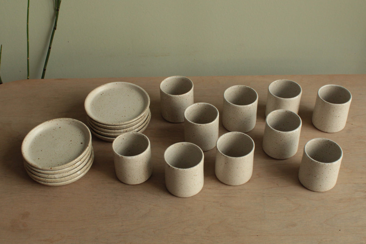 White speckled espresso / cappuccino cup