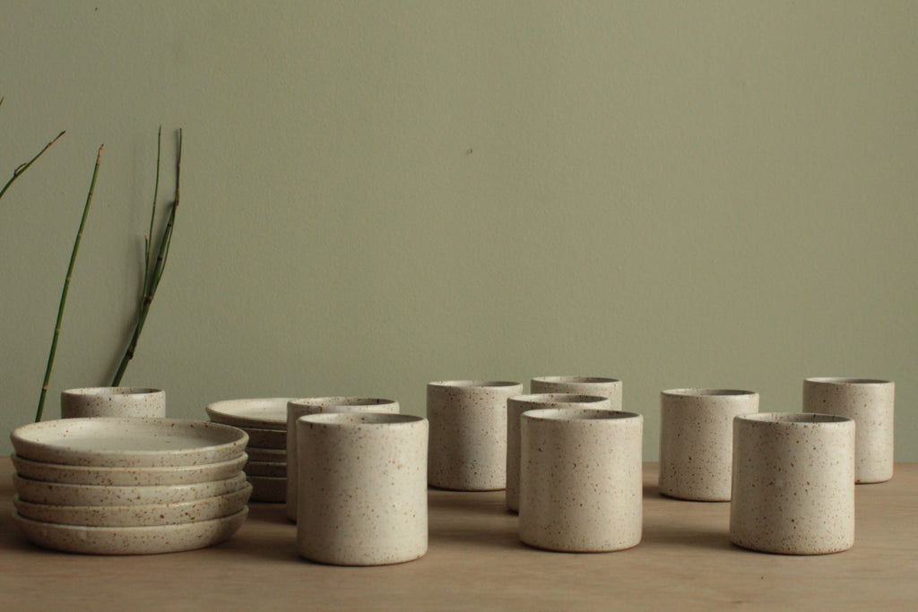 White speckled espresso / cappuccino cup