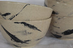 Bowl with dark blue design
